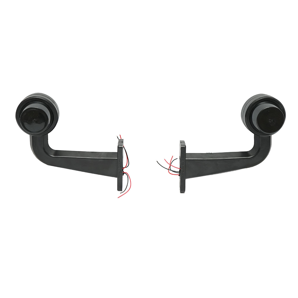 Set of LED side marker lamps with a 12-24V arm, red-white smoke FR0157 Breckner Germany